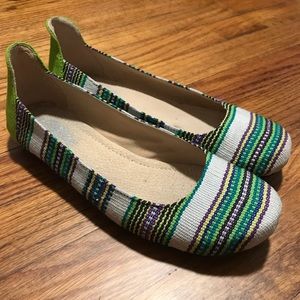 | The Root Collective | Striped Multicolor Flats